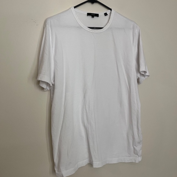 Vince White Cotton Tee size M - Picture 2 of 7